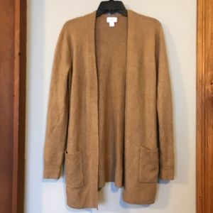 Old Navy Camel Cardigan with Pockets Sz Small